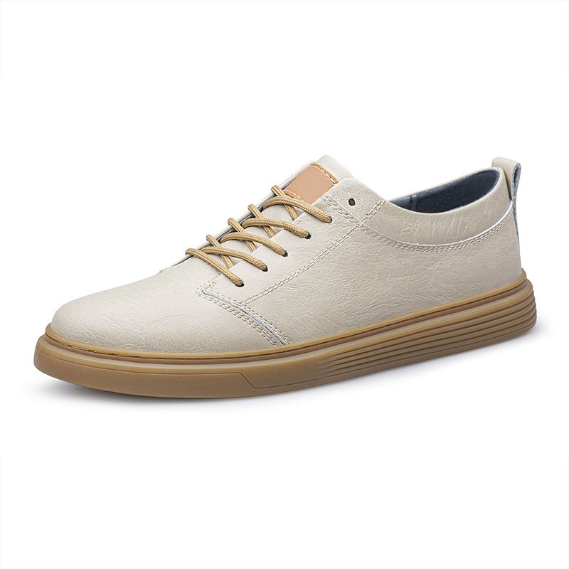 Casual Round Toe Lace-up Sneakers Men's Low Top