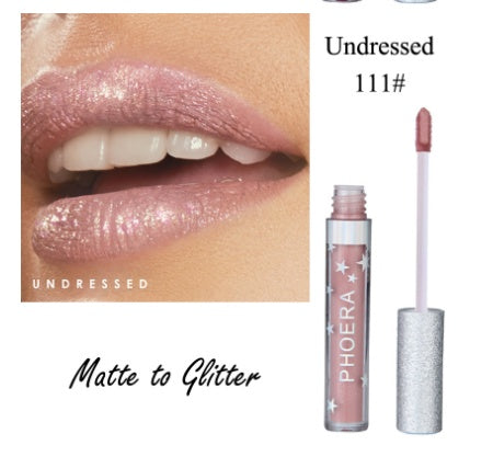 Moisturizing Candy Color Lip Gloss Waterproof Glitter Liquid Lipstick Long Lasting Makeup Lipstick