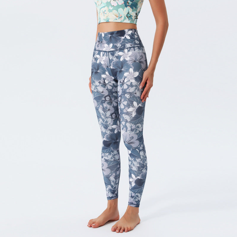 Stretch Fitness Leggings Printed Yoga