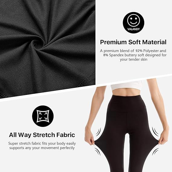 Women's High Waist Leggings Soft Yoga Pants Suitable For Exercise