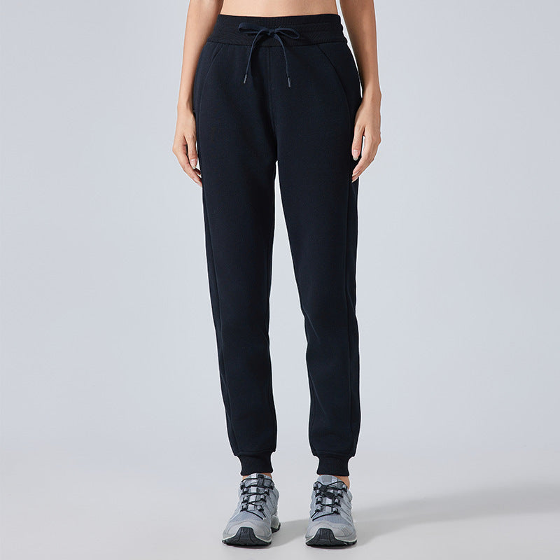 Fleece-lined Warm Leisure All-matching Track Sweatpants