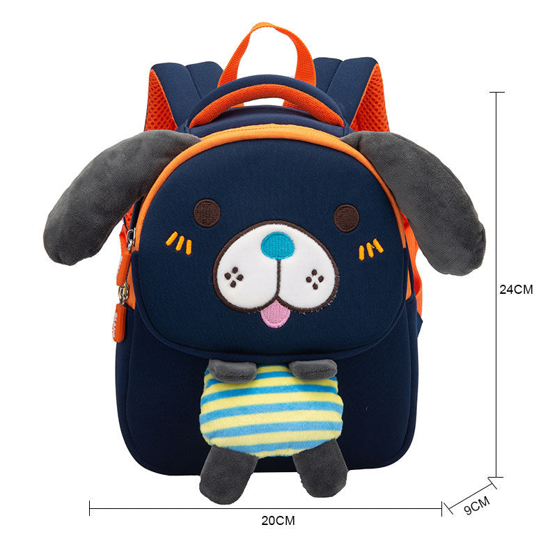 New Korean Cartoon Schoolbag For Kindergarten 1-3-6 Years Old Anti-lost