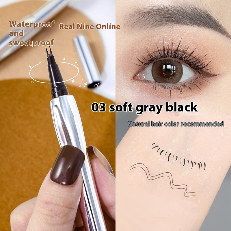 Two Fork Eyebrow Pencil Waterproof Sweat-proof Wild Eyebrow Eyeliner