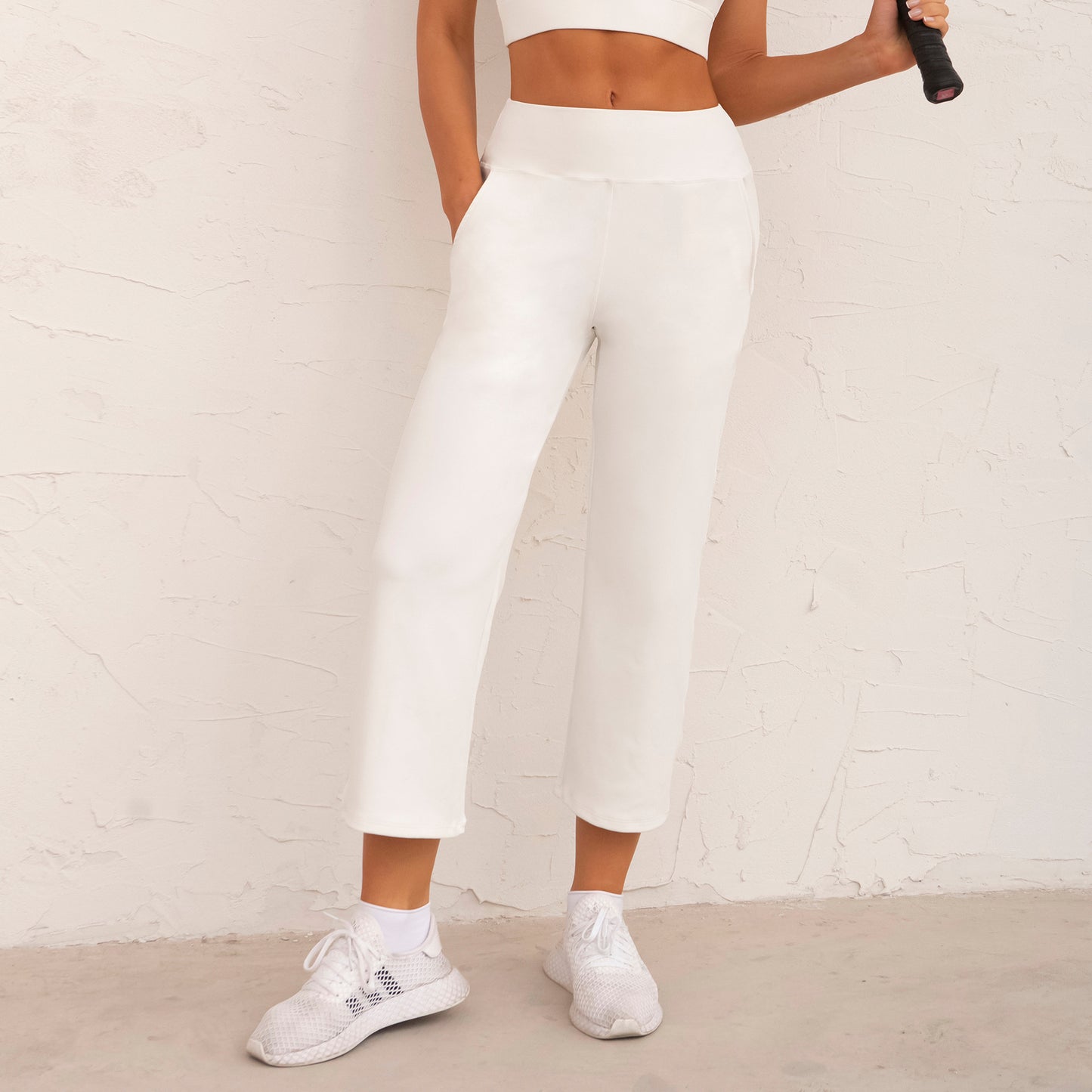 Yoga Wide-leg Pants High Waist Straight Casual Trousers