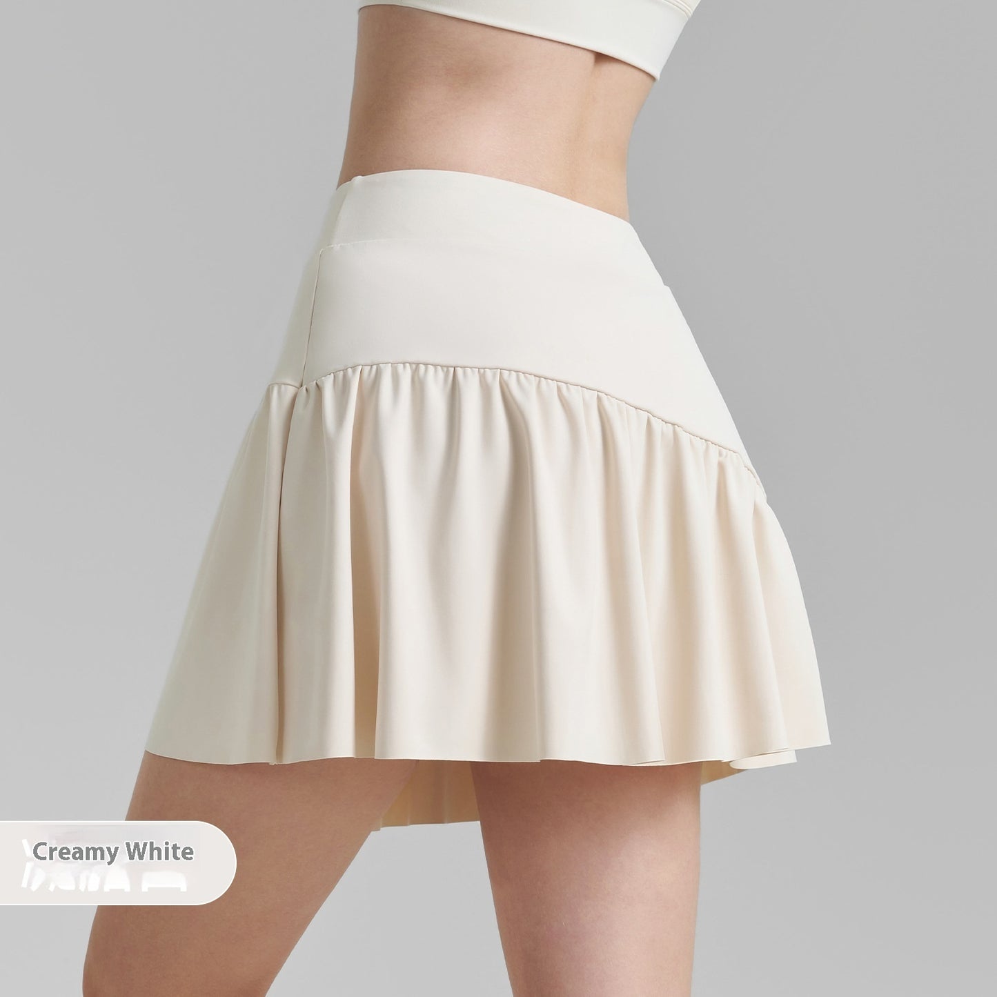 Pleated Fitness Yoga Skirts Sports Tennis Skirt